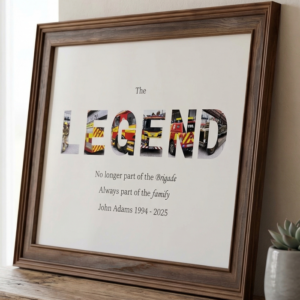 LEGEND Fire Brigade/Department Retirement Frame