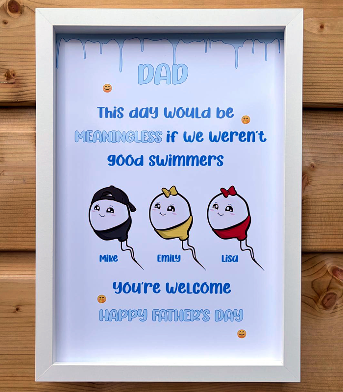 Fathers Day Sperm White
